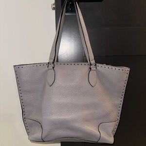 Rebecca Minkoff Gray Leather Tote Bag